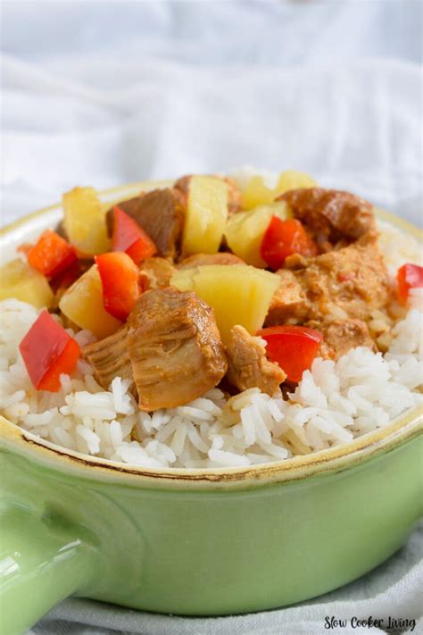 Slow Cooker Pineapple Chicken Recipe | Slow Cooker Living