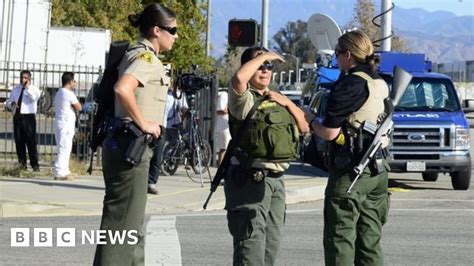 San Bernardino Shooting At Least 14 Dead Bbc News