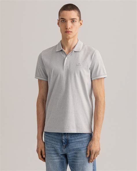 Gant Erkek Gri Regular Fit Polo L Pamuk Sleet Gray Polo