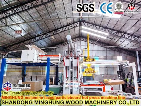 Short Cycle Melamine Mdf Plywood Hot Press Machine Hot Press And Hot Press Machine