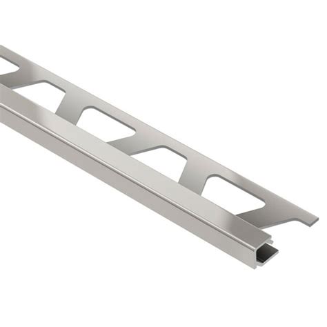 Schluter Systems Quadec In W X In L Aluminum Tile Edge Trim At