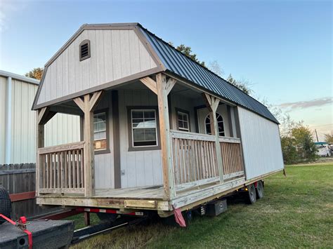 Stor Mor Portable Buildings Deluxe Lofted Barn Cabin Z1 12x32