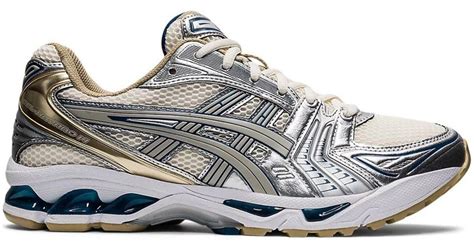 Asics Sneaker Gel Kayano 14 In Silver Metallic For Men Lyst