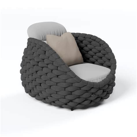 Free Shipping On Tatta Modern Outdoor Sofa Chair Woven Rope Armchair