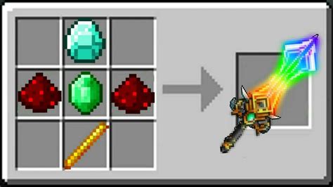 How To Craft This Sword In Minecraft Youtube