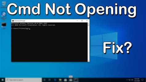 How To Fix Command Prompt Cmd Not Working Opening In Windows