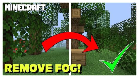 How To Remove Fog In Minecraft Youtube