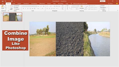 How To Combine Or Merge Multiple Images In Microsoft Powerpoint Youtube