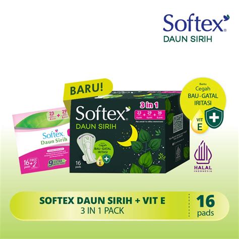 Jual Softex Daun Sirih In Pembalut Wanita Isi Cm Cm