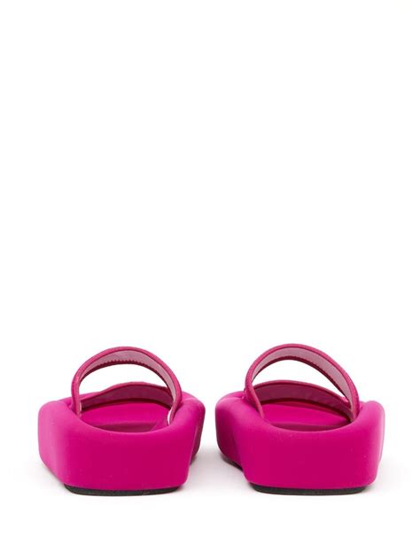 Mm6 Maison Margiela Double Strap Platform Sandals Pink Farfetch