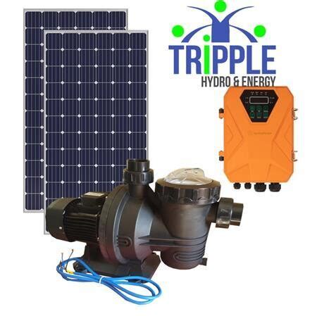 Solar Powered Swimming Pool Pump Kit With Controller W