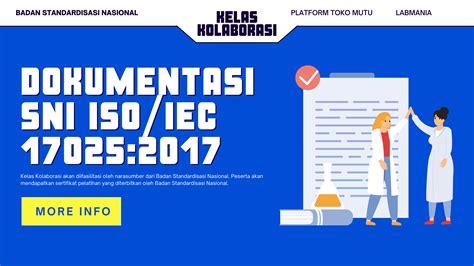 Kelas Kolaborasi Dokumentasi Sistem Manajemen SNI ISO IEC 17025 2017