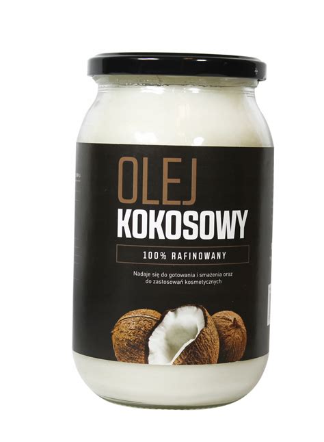 OLEJ KOKOSOWY CZYSTY NATURALNY 900ml DO SMAŻENIA 6684455155 Allegro pl