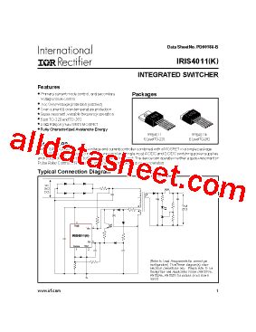 IRIS4011 Datasheet PDF International Rectifier