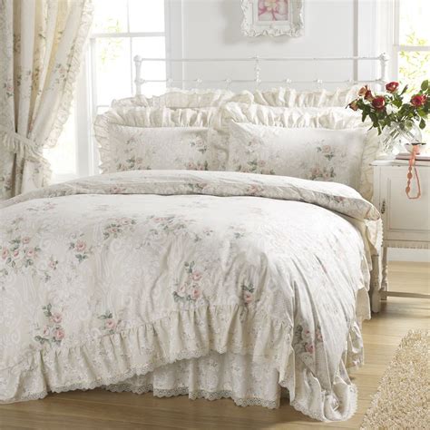 A Classic Range Of Bed Linen Featuring Floral Imagery Showcases All