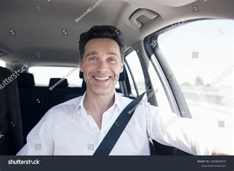 Smiling Handsome Mature Businessman Driving Car Stock Photo 2493904575 Shutterstock