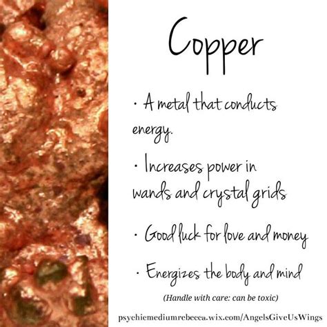 Copper Crystals Crystals Healing Properties Diy Crystals