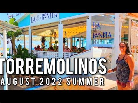 Torremolinos Summer August Malaga Costa Del Sol Walking Tour K