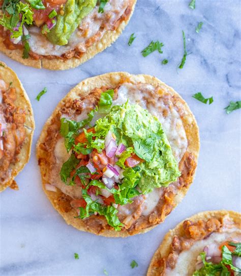 Bean And Cheese Tostadas She Likes Food