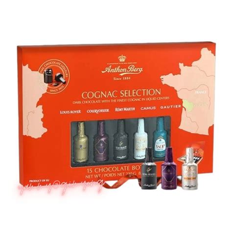 Anthon Berg Chocolate Liqueurs Cognac Selection ช็อกโกแลต สอดไส้ ลาวา