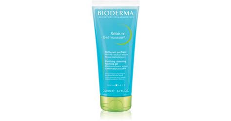 Bioderma S Bium Gel Moussant Gel De Limpeza Para Pele Oleosa E Mista