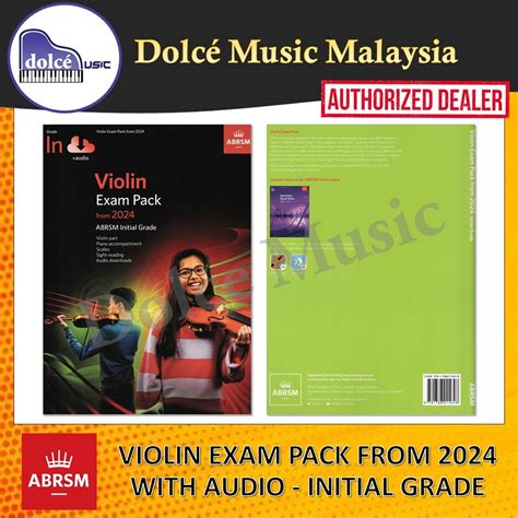 ABRSM Violin Exam Pieces From 2024 Initial Grade Grade 1 Lazada