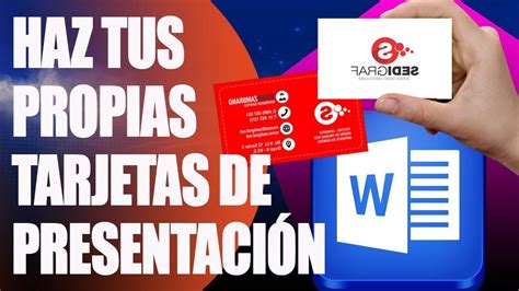 Como hacer TARJETAS DE PRESENTACIÓN EN WORD Como hacer tarjetas