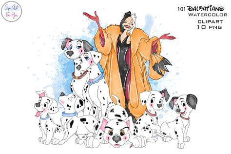 101 Dalmatians Clipart, 101 Dalmatians , 101 Dalmatians Png, 101 ...