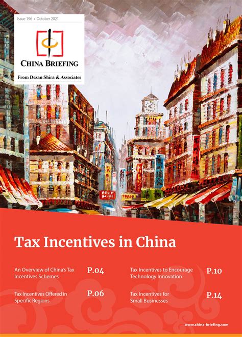 Tax Incentives In China New Issue Of China Briefing Magazine