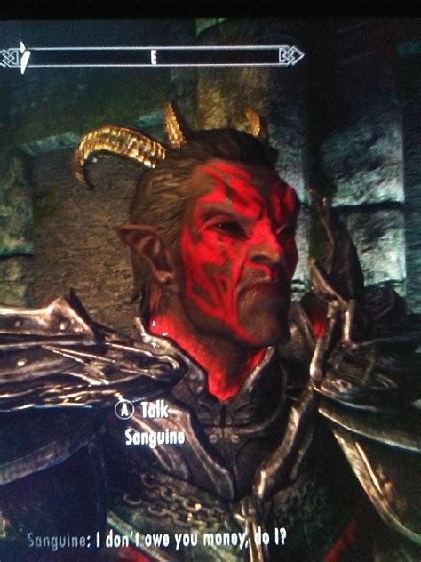 Sanguine just chillin in morvunskar : r/skyrim