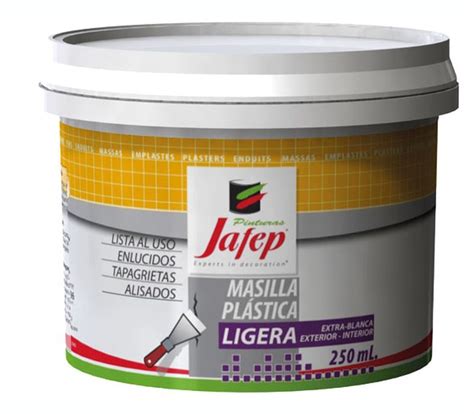 Masilla Ligera Exterior Interior Jafep 250 Ml Pinturas Valderas