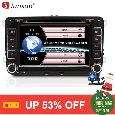 Buy Junsun 7 2 Din Car DVD GPS For Volkswagen VW Golf 6 Passat B6 B7