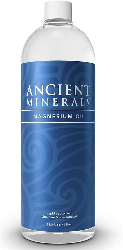 Amazon Ancient Minerals Magnesium Oil Refill Bottle High