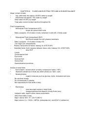 CHAPTER 26 FLUIDS AND ELECTROLYTES AND ACID BASE BALANCE Pdf CHAPTER