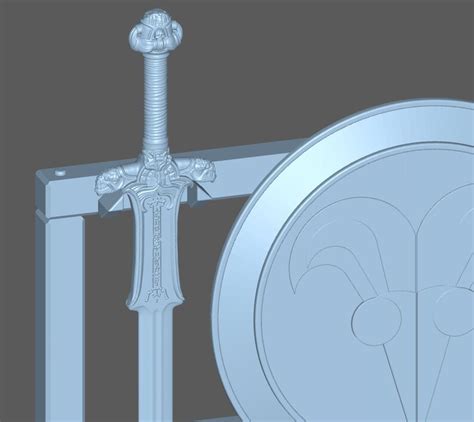 Stl Files For 3d Printing Gunsmith With Swords And Conan Shield Etsy