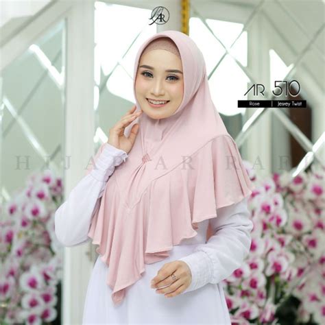 Jual Hijab Jilbab Kerudung Bergo Instan Terbaru Kekinian ArRafi AR 510