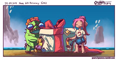 Art Happy 6th Anniversary Guild Wars 2 By Gears2gnomes R