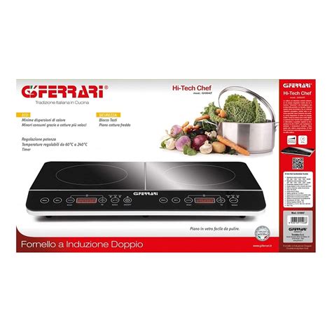 G3 FERRARI G10047 PIASTRA AD INDUZIONE DOPPIA "HI-TECH CHEF" 3500W