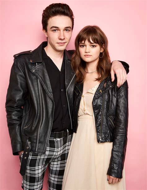 Actors Mark McKenna and Ciara Bravo of YouTube Premium's Wayne pose ...