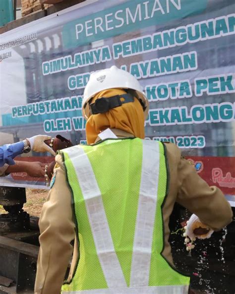 Proyek Pembangunan Gedung Perpusda Kota Pekalongan Capai Persen