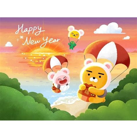 Kakao Friends Kakao Friends Line Friends Illustrations And Posters