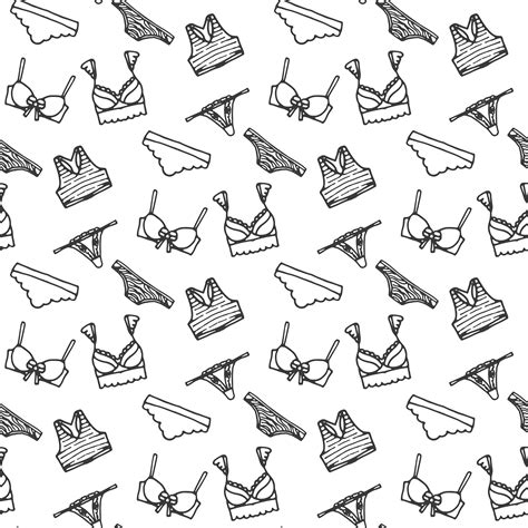 Lingerie Seamless Pattern Vector Art At Vecteezy