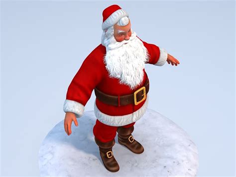 Santa Claus 3D Model By SQUIR