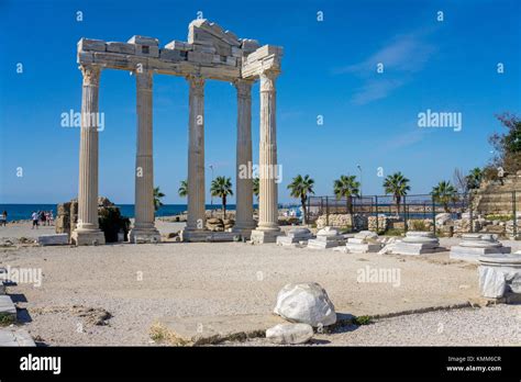 Tempel Des Apollon Reste Der Alten Seite Weltkulturerbe Der UNESCO