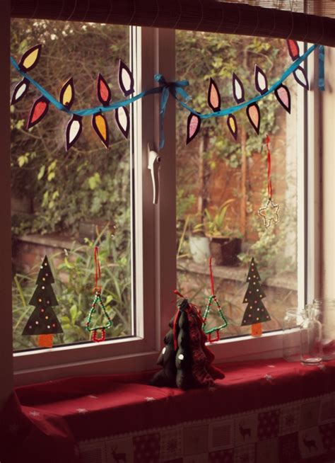 Originelle Und Festliche Fensterdeko Zu Weihnachten Und Diy