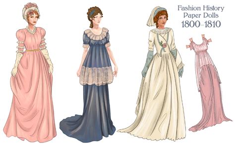 Dollys And Friends Originals Fashion History Paper Dolls