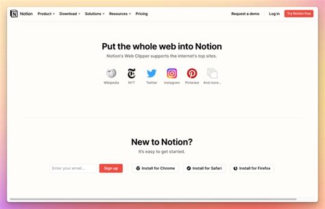 Notion 使用教程：notion Web Clipper —— Notion 官方网页剪藏插件 知乎