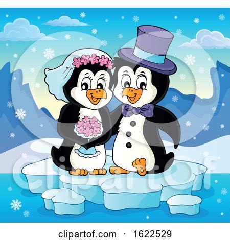 Penguin Wedding Couple Posters, Art Prints by - Interior Wall Decor ...