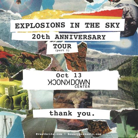 Explosions In The Sky: 20th Anniversary Tour | The Knockdown Center