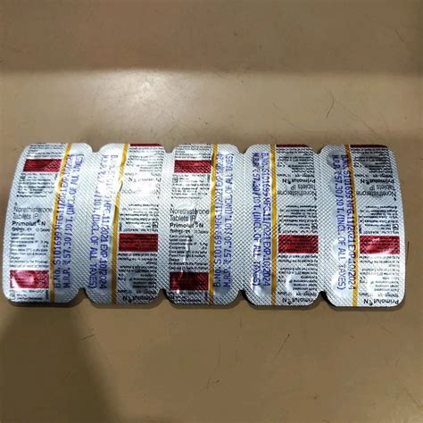 Levonorgestrel Primolut N Tablet Packaging Type Strip 5 Mg At Best